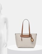 Michael Michael Kors шопинг чанта дамска от имитация на кожа бежова 30S6GTVT2B