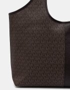 Michael Michael Kors шопинг чанта дамска от имитация на кожа Henly кафява 30T6G51T9B