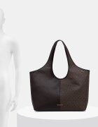 Michael Michael Kors шопинг чанта дамска от имитация на кожа Henly кафява 30T6G51T9B