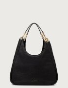 Michael Michael Kors шопинг чанта дамска от кожа ELLIE черна 30F6GEJE7L
