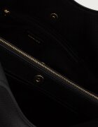 Michael Michael Kors шопинг чанта дамска от кожа ELLIE черна 30F6GEJE7L