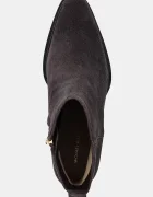 Michael Michael Kors Велурени боти Lex в кафяво с дебел ток 40F5LXME5S.251