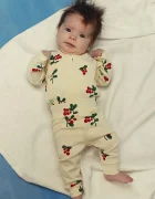 MINI RODINI Бебешки памучен комплект Lingonberries