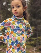 MINI RODINI блуза с дълги ръкави за деца от памук с еластан Violas многоцветна 26720126