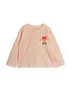 MINI RODINI Детска блуза с дълги ръкави Heart в оранжево 26120122