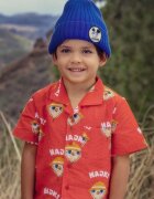 MINI RODINI Детска памучна риза Hike