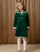MINI RODINI Детска памучна рокля Sailor