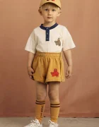 MINI RODINI Детска памучна тениска Camp Rodini