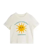 MINI RODINI Детска памучна тениска Sun