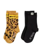 MINI RODINI Детски чорапи Leopard (2 чифта)