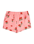 MINI RODINI Детски памучен къс панталон Roses