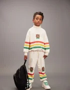 MINI RODINI Детски памучен спортен панталон Bear