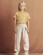 MINI RODINI Детски памучен спортен панталон Bird