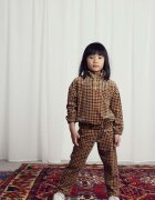 MINI RODINI Детски памучен суичър Dog