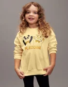 MINI RODINI Детски памучен суичър Panda & cat