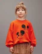 MINI RODINI Детски памучен суичър Ritzratz