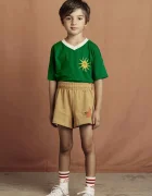 MINI RODINI Детски памучен суичър Sun