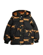 MINI RODINI пухено яке за деца Dog черно 11000384