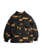 MINI RODINI пухено яке за деца Dog черно 11000384