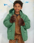 MINI RODINI пухено яке за деца зелено 26710110