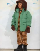 MINI RODINI пухено яке за деца зелено 26710110