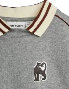 MINI RODINI суичър за деца от памук Panther сив 11000347