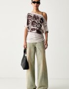 Miss Sixty дънки wide leg дамски сини 6M2JJ43400