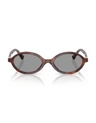 miu miu слънчеви очила дамски кафяви 0MU.04ZS