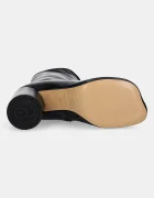 MM6 MAISON MARGIELA боти дамски от кожа черни S59WU0235.P3628