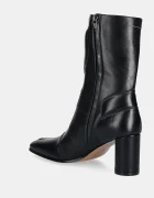 MM6 MAISON MARGIELA Кожени боти в черно с дебел ток S66WU0136.P3350.T8013