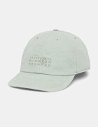 MM6 MAISON MARGIELA Памучна шапка с козирка в тюркоазено SH0TC0008.M35346