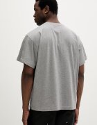 MM6 MAISON MARGIELA Памучна тениска в сиво с изчистен дизайн SH0GC0071.M20170