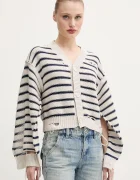 MM6 MAISON MARGIELA Памучна жилетка в бежово от лека материя S52HP0025