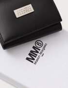 MM6 MAISON MARGIELA портфейл от кожа черен SA6UI0030-P9201
