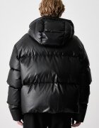 MM6 MAISON MARGIELA пухено яке мъжко от имитация на кожа черно SH0AM0098-M36016