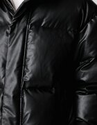 MM6 MAISON MARGIELA пухено яке мъжко от имитация на кожа черно SH0AM0098-M36016