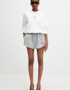 MM6 MAISON MARGIELA суичър дамски от памук бял S62GU0145.M25014