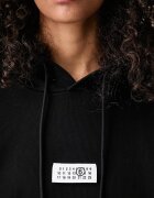 MM6 MAISON MARGIELA суичър с качулка дамски от памук черен S52GU0263-M25025