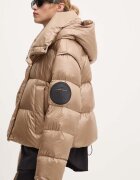 MMC STUDIO пухено яке дамско RAFO бежово RAFO.JACKET