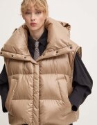 MMC STUDIO пухено яке дамско RAFO бежово RAFO.JACKET