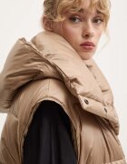 MMC STUDIO пухено яке дамско RAFO бежово RAFO.JACKET