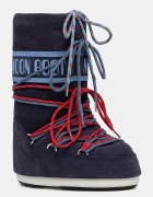 Moon Boot Детски велурени зимни обувки MB ICON SUEDE LACES