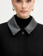 Morgan Палто с вълна в черно GBALI