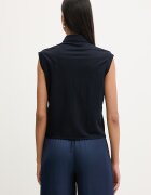 Morgan риза дамска с вискоза DAROD тъмносиня с изчистена шарка DAROD