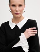 Morgan Рокля в черно къса разкроена RMPAOLA
