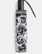 Moschino автоматичен чадър дамски черен 8651