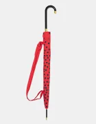 Moschino чадър дамски червен 8939