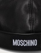 Moschino шапка мъжка от кожа черна M5927 60811