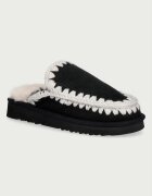Mou чехли дамски от велур Eskimo Slipper черни MU.FW101125A