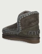 Mou Eskimo 18 Glitter Logo апрески дамски от велур зелени MU.FW101050A